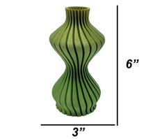 Load image into Gallery viewer, Multi-Color Curvy Vase - 3D Printed
