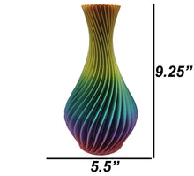 Load image into Gallery viewer, Multi-Color Swirl Vase - 3D Printed
